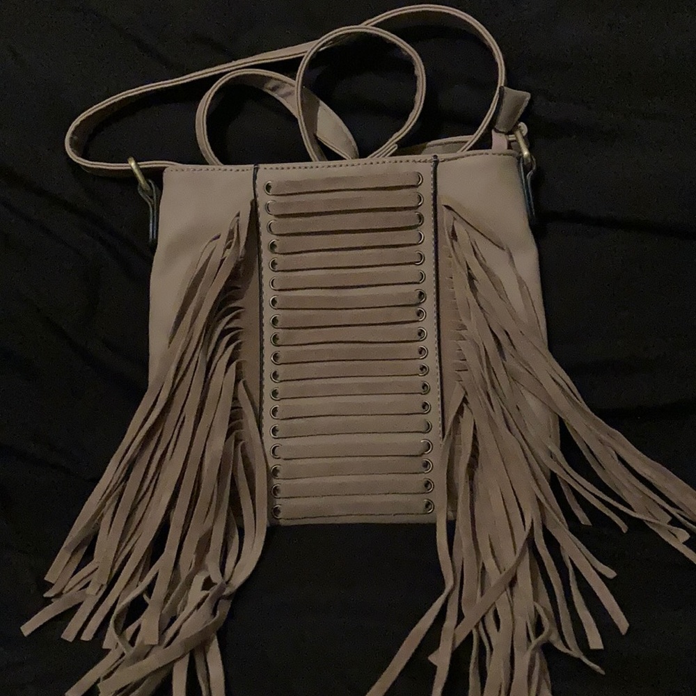 New fringed purse